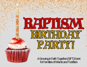 Baptism Birthday Party Logo